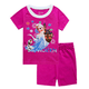 thumbnail image 3 of Disney-Conjunto de ropa de Frozen Elsa para niños, pijamas Kawaii para bebés, camiseta para niños, pantalones cortos, trajes, ropa de algodón, regalo, novedad de verano, 3 of 5