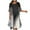 Gray#womens two-piece set floral print midi dress with cardigan, variant on Womens Two-Piece Set Floral Embroidered Midi Dress with Chiffon Cardigan Sleeveless Plus Size 3D Gradient Print Wedding Guest Dresses