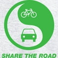 thumbnail image 3 of CafePress - SHARE THE ROAD - Women's Zip Hoodie, 3 of 4