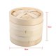 thumbnail image 3 of Vaporera de Bambú, Vaporera de Cocina de Bambú, Vaporera de Cesta de Bolas de Masa Hecha a Mano para Cocinar Verduras Ideal para Verduras de Pescado Y Pollo Dim Sum(18cm) Ecomeon no, 3 of 6