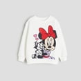 thumbnail image 1 of Chándales con estampado completo de Minnie para niños, ropa informal de moda, Sudadera con capucha con estampado de dibujos animados, 2 piezas, Otoño, 2024, 1 of 5
