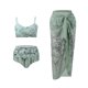 thumbnail image 1 of Gibobby Bañador de Bikini Conjunto de traje de baño con estampado sexy dividido para mujer(Verde de menta,G), 1 of 5