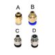 thumbnail image 1 of 10pcs Pneumatic Connectors For 3D Printers Parts Bowden Quick Jointer Coupler 175/3mm Pipe pc4 m6 m10 Fittings PTFE Tube 2/4mm, 1 of 5