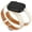 Cream, variant on Double Watch Band Compatible with Apple Watch, 38mm/40mm/41mm or 42mm/44mm/45mm, Genuine Leather Slim Wrap Strap for Series 10 9 8 7 6 SE 5 4 3 2 1