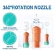 thumbnail image 3 of Portable for Teeth Travel Mini Small Compact Electric Oral Irrigator Dental Flossing, 3 of 5