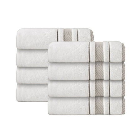 

Enchante Home Enchasoft Turkish Cotton 8 pcs Hand Towels - Cream