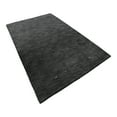 thumbnail image 2 of Rugsotic Carpets Handmade Rugs Hand Knotted Loom Rectangle 6'7''x9'10'' Charcoal Wool for Indoor Use, 2 of 9