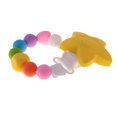 thumbnail image 2 of chupete de dentición de silicona de grado alimenticio sonriente, cadena con Clip para bebé, juguete de lactancia, colores bril 1 Baoblaze Cadena del chupete del silicón, 2 of 8