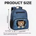 thumbnail image 7 of Jeiento Cute Cat Toddler Backpack for Girls 2-5, 13.5 Inch Preschool School Bag, Lightweight Kids Backpack with 2 Front & 2 Side Mesh Pockets, Blue, 7 of 7