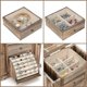thumbnail image 5 of Jewellery Box For Women Girls, Rustic Wooden Large Jewelry Boxes & Organisers With Mirror, 4 Layer Jewellery Organiser Box For Rings Earrings Necklace, 5 of 5