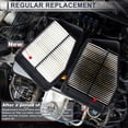 thumbnail image 3 of Unique Bargains Engine Air Filter for Jeep Cherokee 2014-2018 Long life Element Filter Air Cleaner No.52022378AA/52022378AB 1 Pcs, 3 of 7