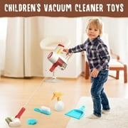 JBeeCtrl Toy Vacuum Cleaner for Kids Vacuum Set that Really Works with Real Suction Pretend Play Housekeeping Toys for Toddler Cleaning Toy for girls 3 6 years-Pink