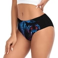 thumbnail image 2 of Balery Futuristic Purple Panther Ropa Interior de Algodón para Mujer con Dibujo – Braguitas Cómodas y Elásticas, Estilo Clásico-3X-Large, 2 of 6