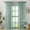 Mint Green, variant on Red Sheer Curtains 84 Inches Long for Living Room, Bedroom Cotton Linen Textured Soft Light Filtering Privacy Sheer Drapes Natural Rod Pocket Thin Curtains, W52 x L84 in, 2 Panels