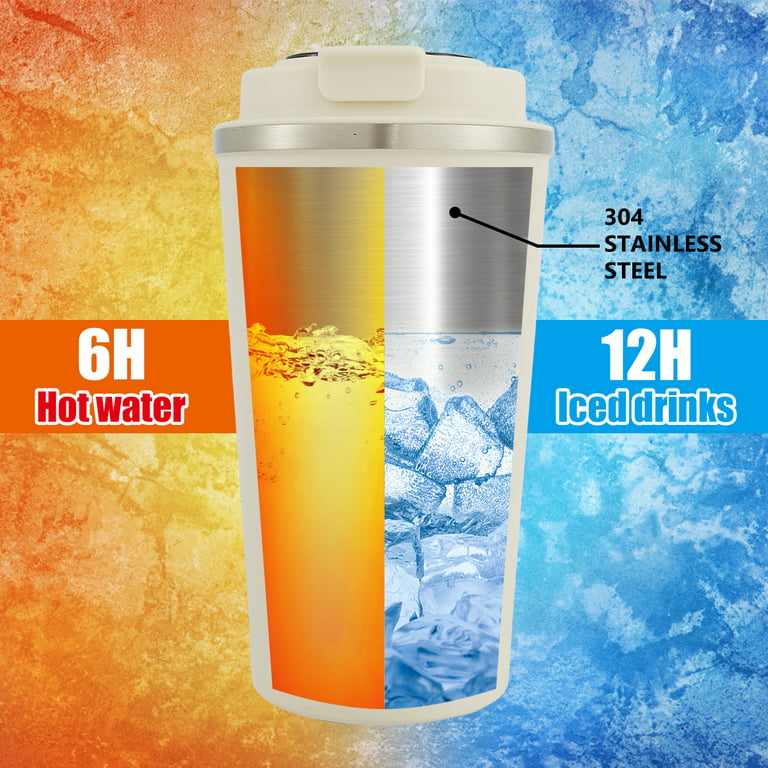 Tumbler drink container, stainless steel thermos hot water bottle