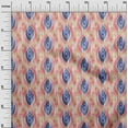 thumbnail image 3 of oneOone Polyester Spandex Beige Fabric Ikat Diy Clothing Quilting Fabric Print Fabric By Yard 56 Inch Wide, 3 of 4