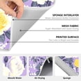 thumbnail image 3 of Ryvnso Vintage Roses Flowers-i8 Dish Drying Mat for Kitchen Countertop 18x24 Large Dish Pad Drainer Rack Dish Sink Mats, 3 of 7
