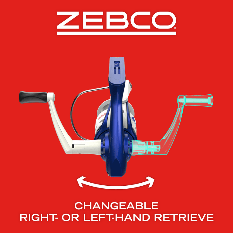 Zebco Folds of Honor Spinning Reel and Fishing Rod Combo, One