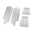 thumbnail image 3 of 4 piezas de placa protectora de de chasis de coche RC, de acero inoxidable, ligeras, accesorios protectores de piezas adecuados para la insta, 3 of 7