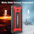 thumbnail image 6 of NUSICAN Portable Car Jump Starter , 2600A Peak 22000mAh Lithium battery Booster Power Pack for up to 8.0L Gas & Diesel, Power Bank Charger for Car Battery with Dual USB/Quick Charge 3.0 /Type-C, 6 of 6