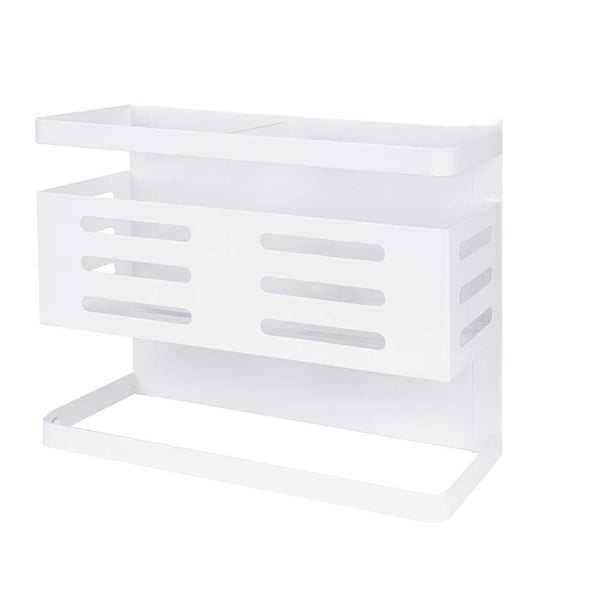 Matsuzay Soporte de almacenamiento colgante, estante de almacenamiento resistente para refrigerador, estante cargable, organizador, estante Organizadores de utensilios de cocina Matsuzay HA016167-00