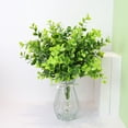 thumbnail image 5 of Artificial Plant Vivid Appearance Gardening Plastic Flower Flower Arrangement All-match Fake Eucalyptus with Foliage Office Decor, 5 of 7
