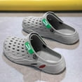 thumbnail image 4 of Men's Garden Clogs Slip On Slides ShoesNon-Slip Beach Shoes Water Beach Pool Sandals for Men Outdoor Slippers, 4 of 17
