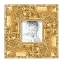 thumbnail image 2 of ArtToFrames 5" x 5" Golden Regent Baroque Picture Frame, 5x5 inch Gold Wood Poster Frame (WOM-5271),  Pack, 2 of 7
