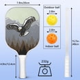 thumbnail image 4 of Pickleball Paddles Set Of 2, Fiberglass Surface, USA, Independence Day Print, 4 Balls & Bag, 4 of 5