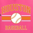 thumbnail image 6 of Wild Bobby City of Houston Baseball Fantasy Fan Sports Men's T-Shirt, Neon Pink, Small, 6 of 6