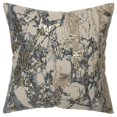 thumbnail image 2 of Natural Taupe Marbled Pattern Throw Pillow, 2 of 5