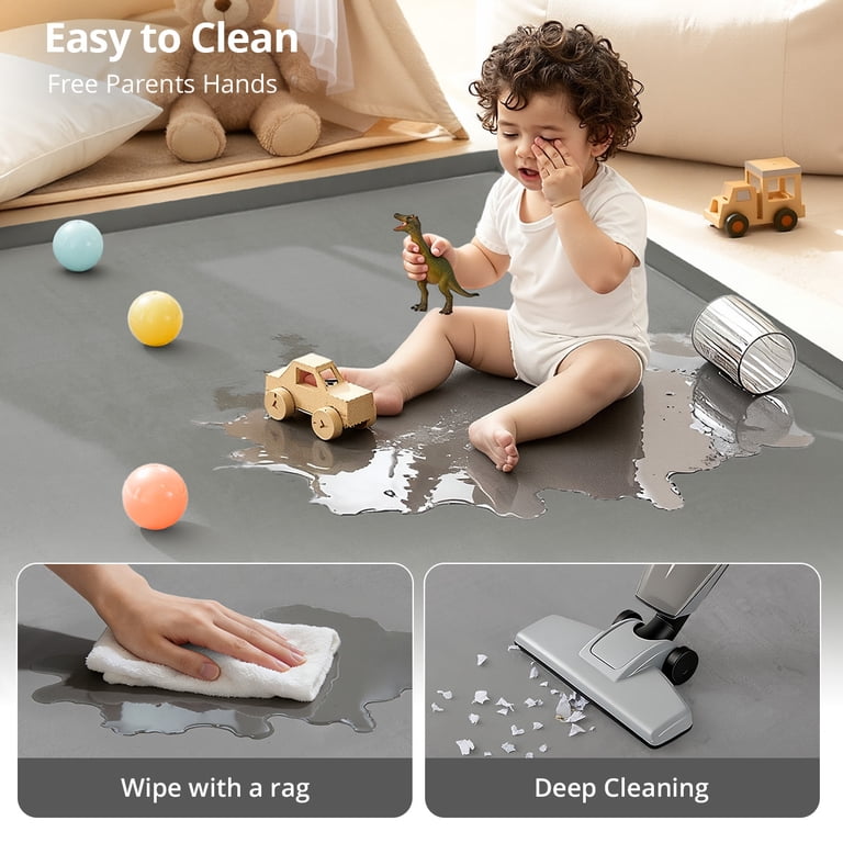 Caveen Thicken Baby Playpen Mat, Anti-Slip Crawling Mat photo 4