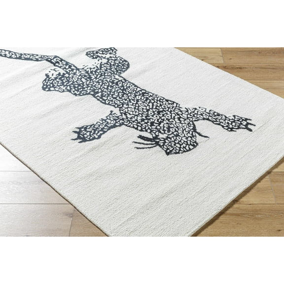 BoutiqueRugs Zosia Contemporary Area Rug - Off White, Black - 2' x 3'