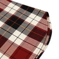 thumbnail image 6 of Gamivast Tunic Tops For Women Plaid Print Skew Neck Dressy Tops 3/4 Sleeve Asymmetrical Tops Comfy Loose Fit Casual Office Work Wear, 6 of 7