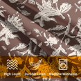 thumbnail image 4 of XIANYOU-housse de Coussin Imprimé Floral Brun Rougeâtre 16x16 Pouces Ensemble de 2 Vintage Boho Cottage Décor Printemps Automne Housse de Coussin Neutre Accent Moderne pour Maison Chambre Canapé, 4 of 4