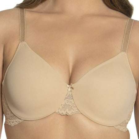 Dominique Women s Lena Everyday Hidden Underwire Seamless Lace Minimizer Bra (30B-42G) #7309 - Nude - 32D