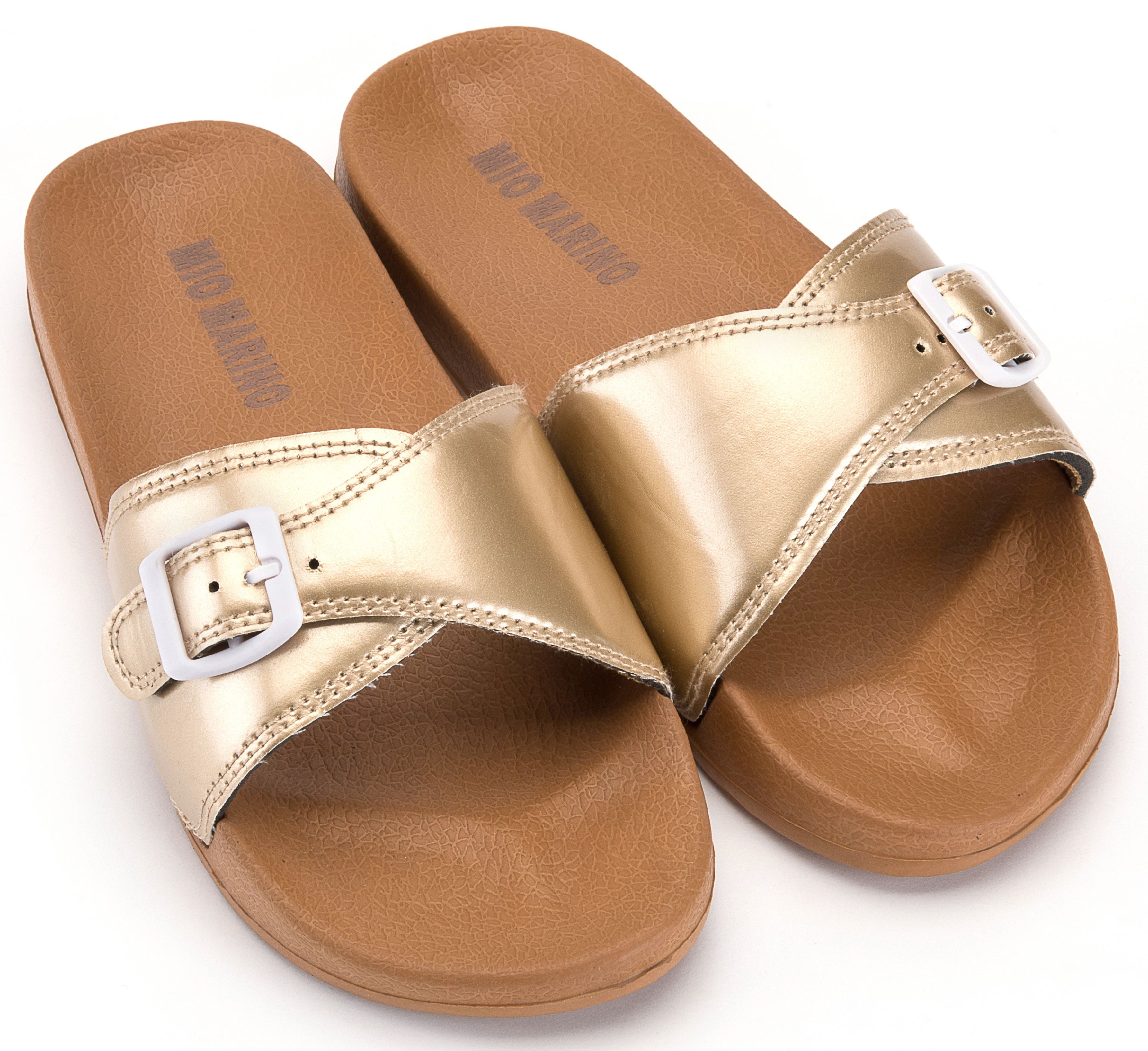 mio marino adjustable slides for women beach sandals house slippers