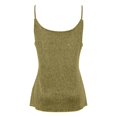 thumbnail image 5 of Women Summer Tops Party Tops Tank Loose Fashion Women V Sequin Casual Tunic Sleeveless Neck Strap Women's Tanks Blouse Shirt Bra Candy Top Cropped Top for Cute Western Outfits Blouses Size Gold 3XL, 5 of 5