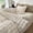 White, variant on H&D Faux Rabbit Fur Blanket Pillow not included- Bubble Blanket-Luxury Plush Velvet Throw, , Ultra-Soft Fleece, Warm Cozy Winter Blanket, Fluffy, Lightweight, solid color