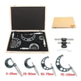 thumbnail image 3 of 4pcs Outside Micrometer Set Machinist Tool 0-4" 0-100mm 4 Precision 0.01mm Accuracy Carbide Micrometer Set Kit Measure Tools ,Accurate Measurement, 3 of 6