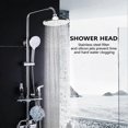 thumbnail image 4 of Shower Head 6 Inch Anti-Leak Anti-Clog Fixed Rain Showerhead Rainfall Relaxation and Spa for High Wa, 4 of 5