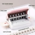 thumbnail image 4 of CCOCC Cinch Book Binding,Coil Binding Machine,Manual Binding Machine,Mini Spiral Binding,Multipurpose 6 Holes Cinch Book Binding Machine for Home Office, 4 of 4