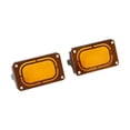 thumbnail image 2 of 2 piezas de protector de luz antiniebla para motocicleta, cubierta de protección de repuesto para luz antiniebla Naranja, 2 of 9