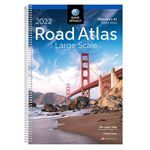 Pre-Owned 2022 Large Scale Road Atlas Paperback
