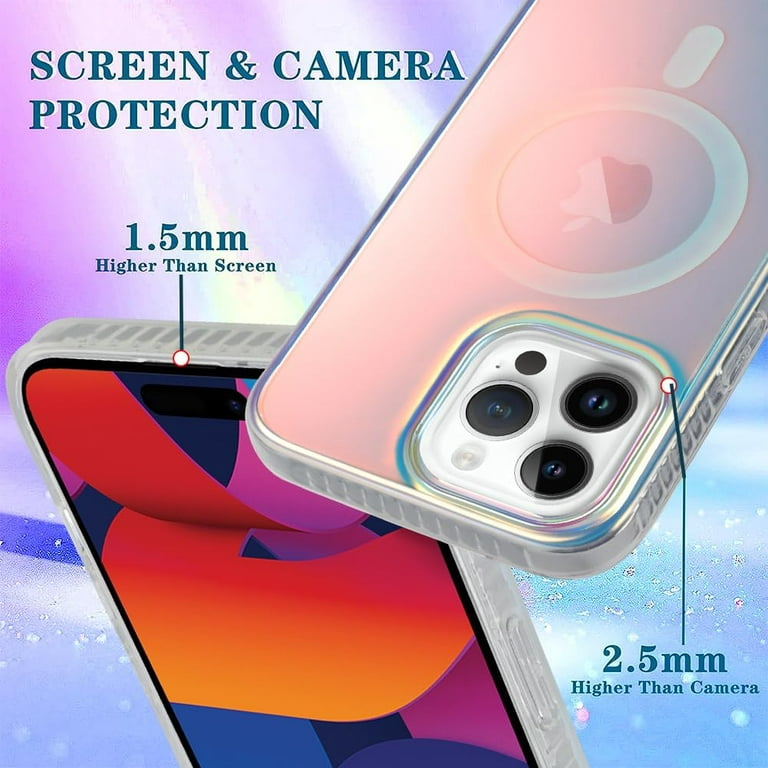 Polycarbonate iPhone 15 Pro Case, Iridescent