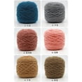 thumbnail image 4 of Zhuge Fil pour Crochet, 2 Rouleaux, Total 300 g, Parfait pour les Projets de Crochet, Fil Doux et Durable, Café, 4 of 5