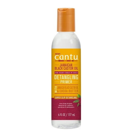 Cantu Jamaican Black Castor Oil Detangling Primer 6 Oz. Pack of 2