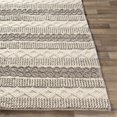 thumbnail image 4 of Surya Neutrals FLS-2301 96 x 120" Rectangle Wool Area Rug in Cream/Charcoal, 4 of 7