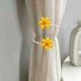 thumbnail image 6 of Aaihamo Bendable Curtain Tiebacks, 2 Pack Floral Twists Curtain Tiebacks, Decorative Curtain Holdbacks for Drapes Sheers Home Window, 6 of 6