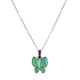 thumbnail image 3 of Cambio de color de ánimo Cadena colgante Collar de novedad Joyería de mariposa de, 3 of 9